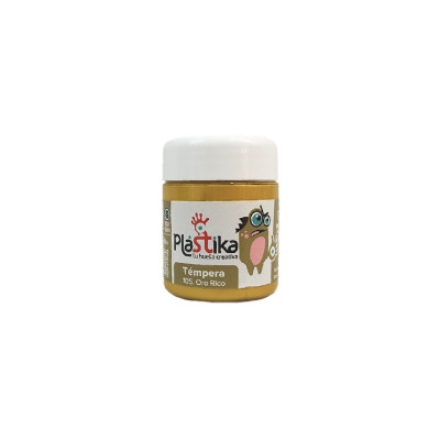 Témpera Plastika Metalizada Oro x60 ml Eterna