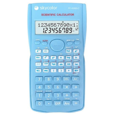 Calculadora científica FX82 MS-C de 240 funciones color celeste Skycolor