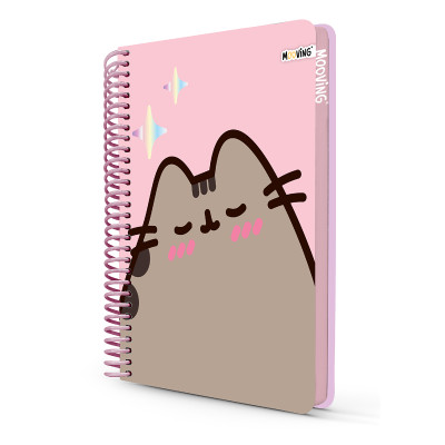 Cuaderno Premium Carta Pusheen x96 hojas rayadas Mooving