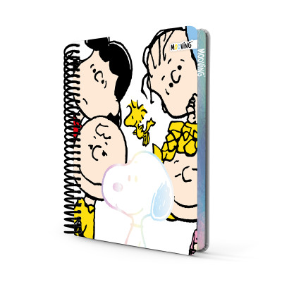 Cuaderno Premium 1/2 oficio Snoopy x96 hojas rayadas Mooving
