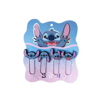Clips Fun paper Stitch x4 unidades Mooving