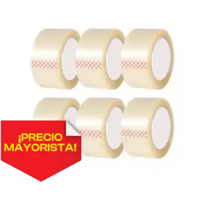 Cinta de Empaque 48 mm x40 metros TRANSPARENTE