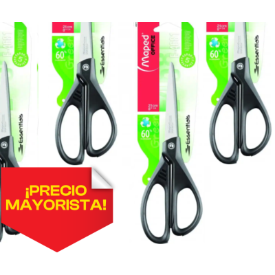 Tijera Essentials 21 cm Office Green Maped