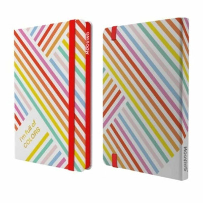 Cuaderno notes A5 tapa dura Rainbow Mooving