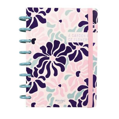Cuaderno A5 Garden con sistema de discos Mooving Loop