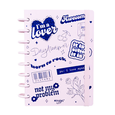 Cuaderno A5 Lover con sistema de discos Mooving Loop