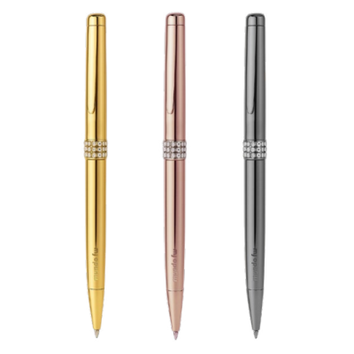 Boligrafo Shine retractil y estuche FW