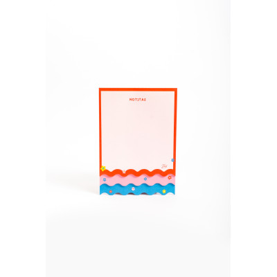 Block adhesivo 15x21 cms x 30 hojas 3 diseños Colorblock FW