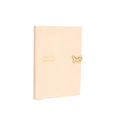 Cuaderno 14x21 cms tapa dura "ROSA VIEJO" x 80 hojas rayado  Butterfly FW