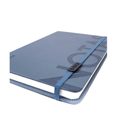 Cuaderno 21x14,8 cms tapa dura "AZUL" rayado x 80 hojas FW B-Pack