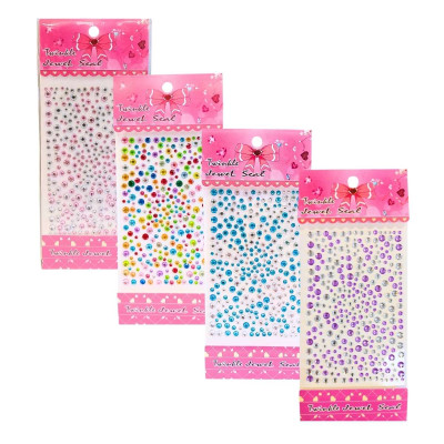 Stickers Piedras con brillo varios colores Colours