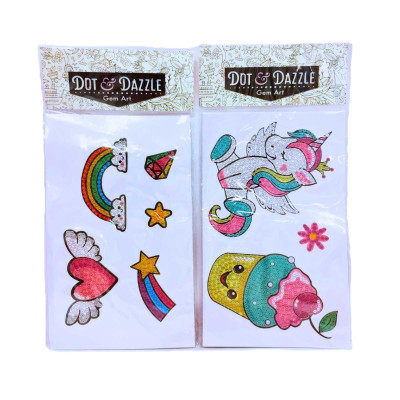 Kit Pintura de Diamantes stickers x 2 planchas Colours