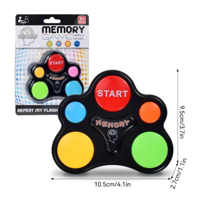Juego de memoria con luz y sonido circulas en blíster Colours