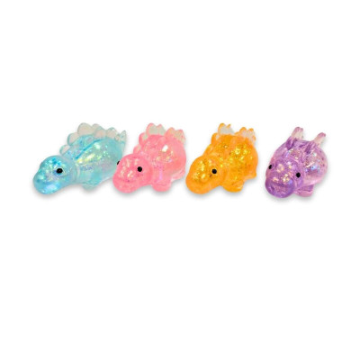 Squishy Dino con glitter Colours
