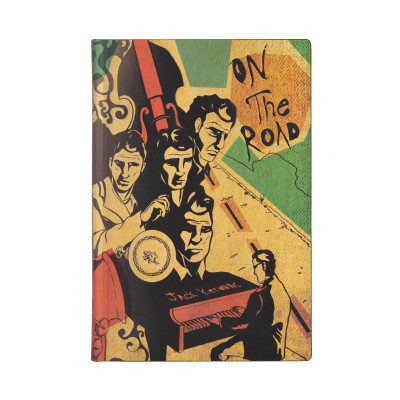Cuaderno On The Road-Kerouak-- Mini-Rayado Paperblanks