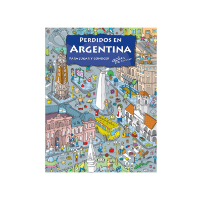 Libro para Colorear de actividades Perdidos en Argentina V&R Editoras