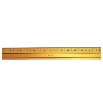 Regla de aluminio CS-600-G de 60 cm color bronze Erika
