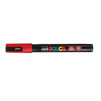 Marcador Posca PC-5M Rojo (0400) Uni