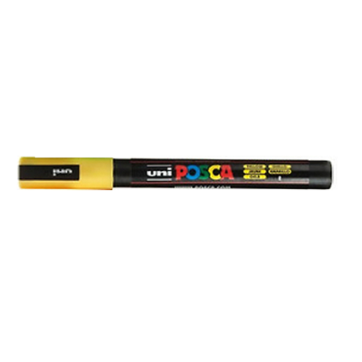 Marcador Posca PC-5M Amarillo (1100) Uni