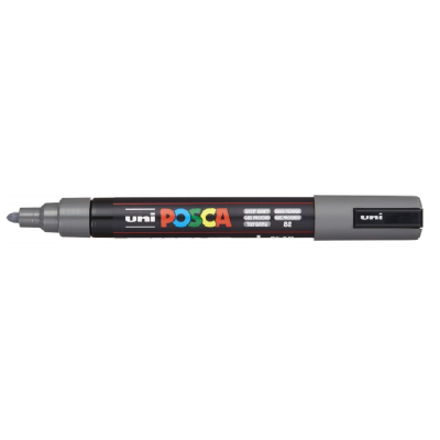 Marcador Posca PC-5M Gris Profundo (82) Uni