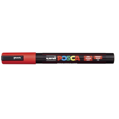 Marcador Posca PC-5M Rojo Rubí (56) Uni