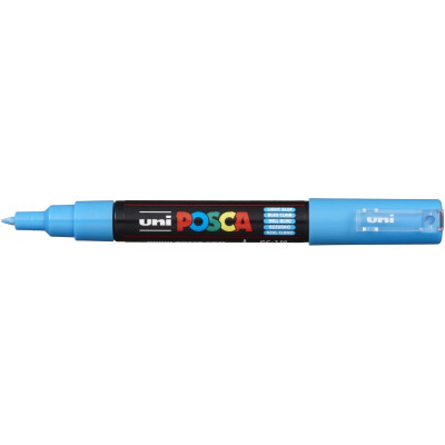 Marcador Fino 0.7 mm Celeste Posca PC-1M punta cónica Uni