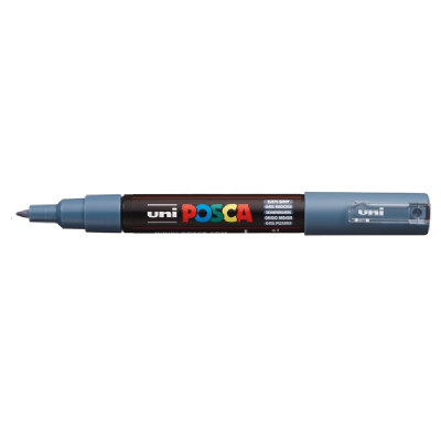 Marcador Fino 0.7 mm Gris Pizarra PC-1M punta cónica Uni
