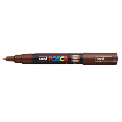 Marcador Fino 0.7 mm Posca Marrón PC-1M punta cónica Uni