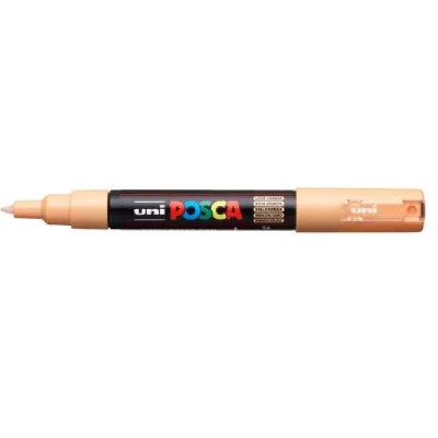 Marcador Fino 0.7 mm Naranja Claro PC-1M punta cónica Uni
