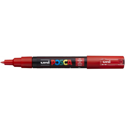 Marcador Fino 0.7 mm Posca Rojo PC-1M punta cónica Uni