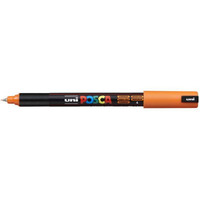 Marcador de Fibra 0.7 mm Naranja PC-1MR punta tipo roller Uni