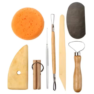 Set para modelar arcilla Sinoart x8 elementos Sapiens