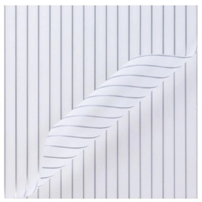 Papel coreano de 57x57 cm Esmerilado líneas Plata por unidad Ibico