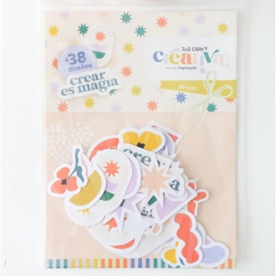 Die cuts (figuras troqueladas) Creativas blíster con 38 diseños Ibicraft
