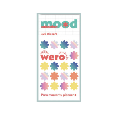 Block Mood Collection 320 stickers organizadores Bullet Wero