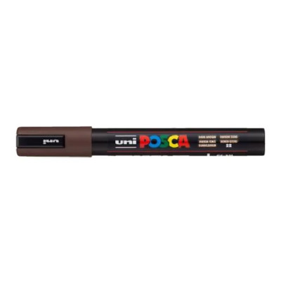 Marcador Posca PC-5M Marrón oscuro Uni