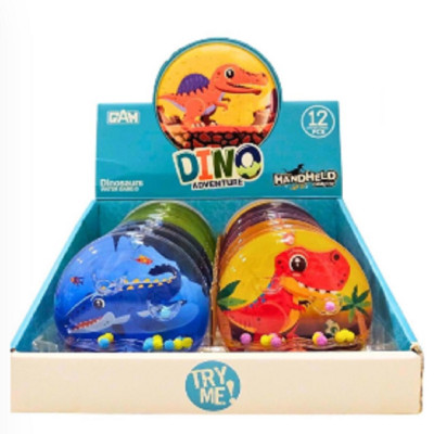 Juego de Agua circular Dino 1 botón Colours