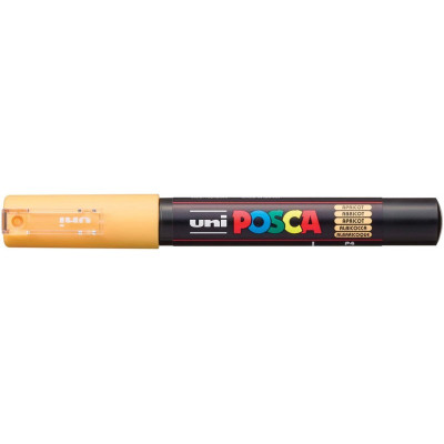 Marcador de Pintura Fino 1.5 mm Posca Albaricoque PC-3M punta cónica Uni