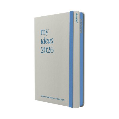 Agenda Semanal 15x21 cm Notes gray encuadernada Mooving