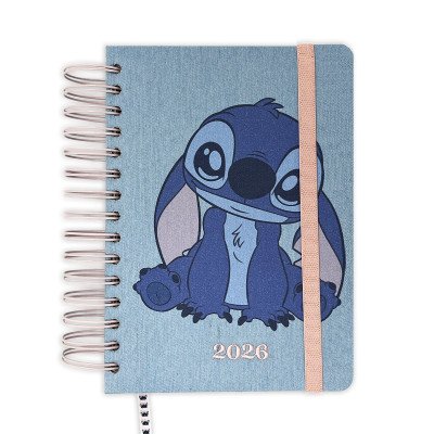 Agenda Diaria 14x20 cm Stitch Mooving