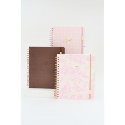 Agenda 19x25 cm semanal Love con espiral FW