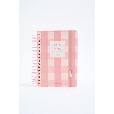 Agenda 15x21 cm diaria Pink 1 c/esp. FW