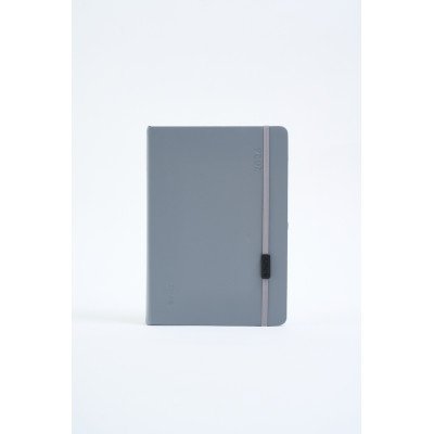 Agenda 15x21cm semanal Bpack Raw GRIS encuadernada FW
