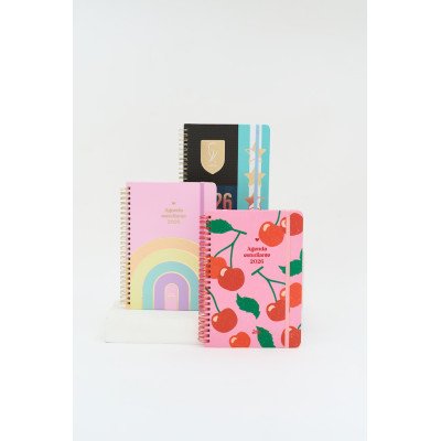 Agenda 15x21 cm semanal del Estudiante Fun color con espiral FW