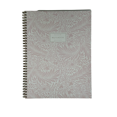 Cuaderno con espiral A4 tapa semi dura rosa rayado Do Decorline