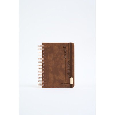 Agenda 12x17cm 2 dias x pagina Neo CHOCOLATE c/esp. FW