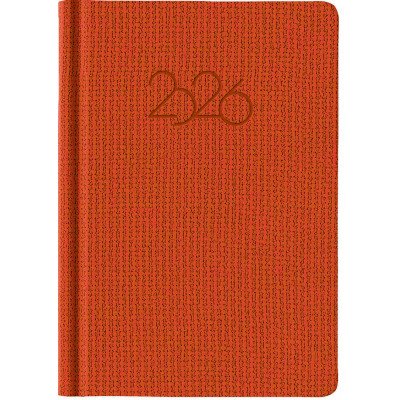 Agenda cartera N°6 Diaria Portofino naranja encuadernada Talbot