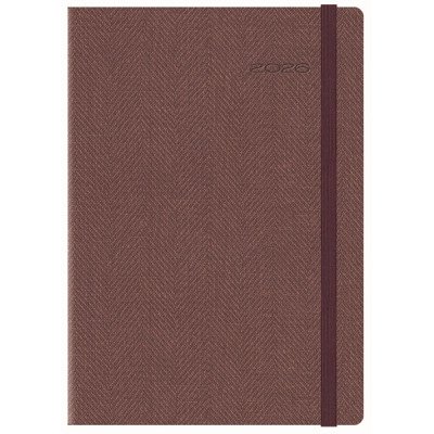 Agenda N°7 Diaria Bard tapa flexible bordo encuadernada Talbot