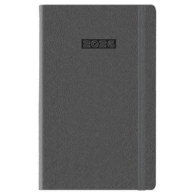 Agenda N°7 Semanal Notes Adria gris con elastico gris encuadernada Talbot