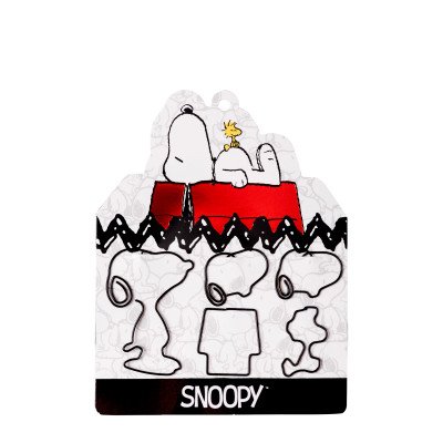 Clips con formas x5 unidades Snoopy Mooving